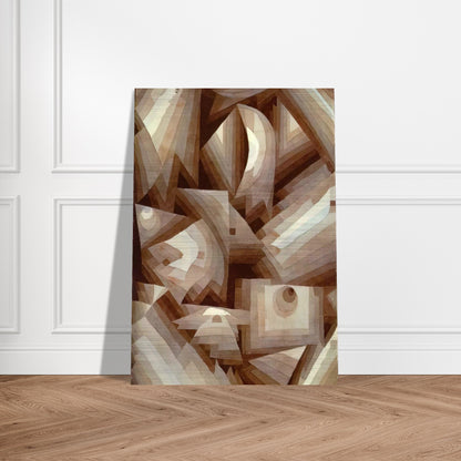 CRYSTAL 1921 - Paul Klee Brushed Aluminum Print - 70x100 cm / 28x40 inches | Paul Klee Aluminum Print | Paul Klee Prints