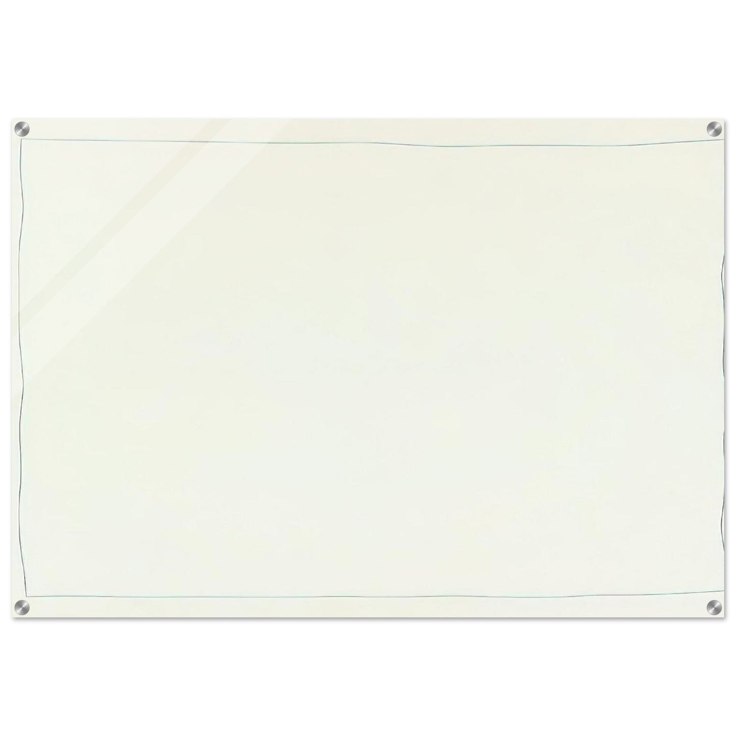 Bent Line Drawing - Minimalism - Robert Ryman Acrylic Print - 70x100 cm / 28x40″ inches