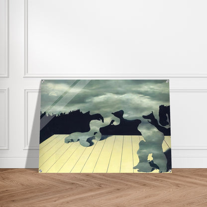 THE MUSCLES OF THE SKY 1927 - Rene Magritte Acrylic Print - 70x100 cm / 28x40″ inches | Rene Magritte Wall Art | Rene Magritte Prints