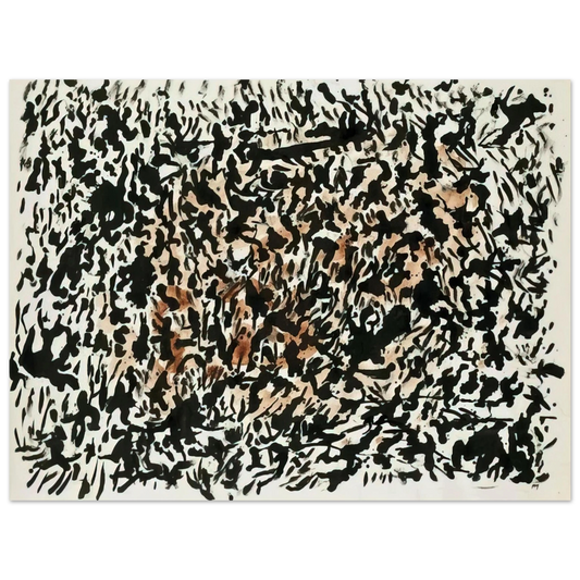 Henri Michaux - Untitled - 1979  75x100 cm / 30x40inches Fine Art Poster