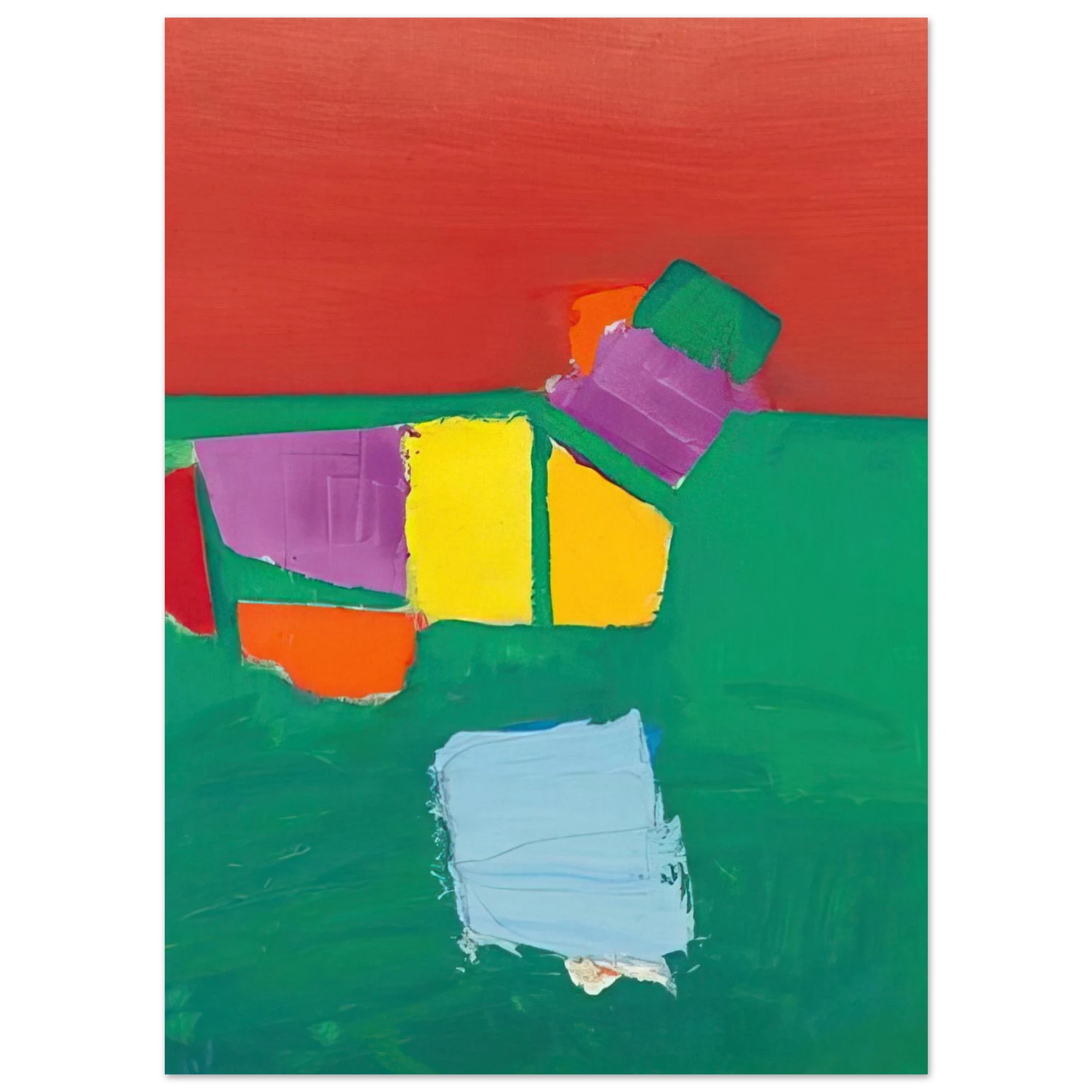 Nicolas de Stael - Les Martigues Composition - 1954 Fine Art Poster