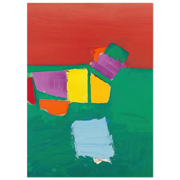 Nicolas de Stael - Les Martigues Composition - 1954 Fine Art Poster