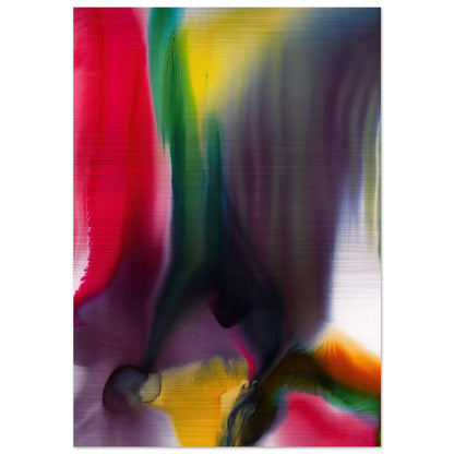 Phenomena Agate Bridge - 1978 - Paul Jenkins Brushed Aluminum Print - 70x100 cm / 28x40 inches | Paul Jenkins Aluminum Print | Paul Jenkins Prints