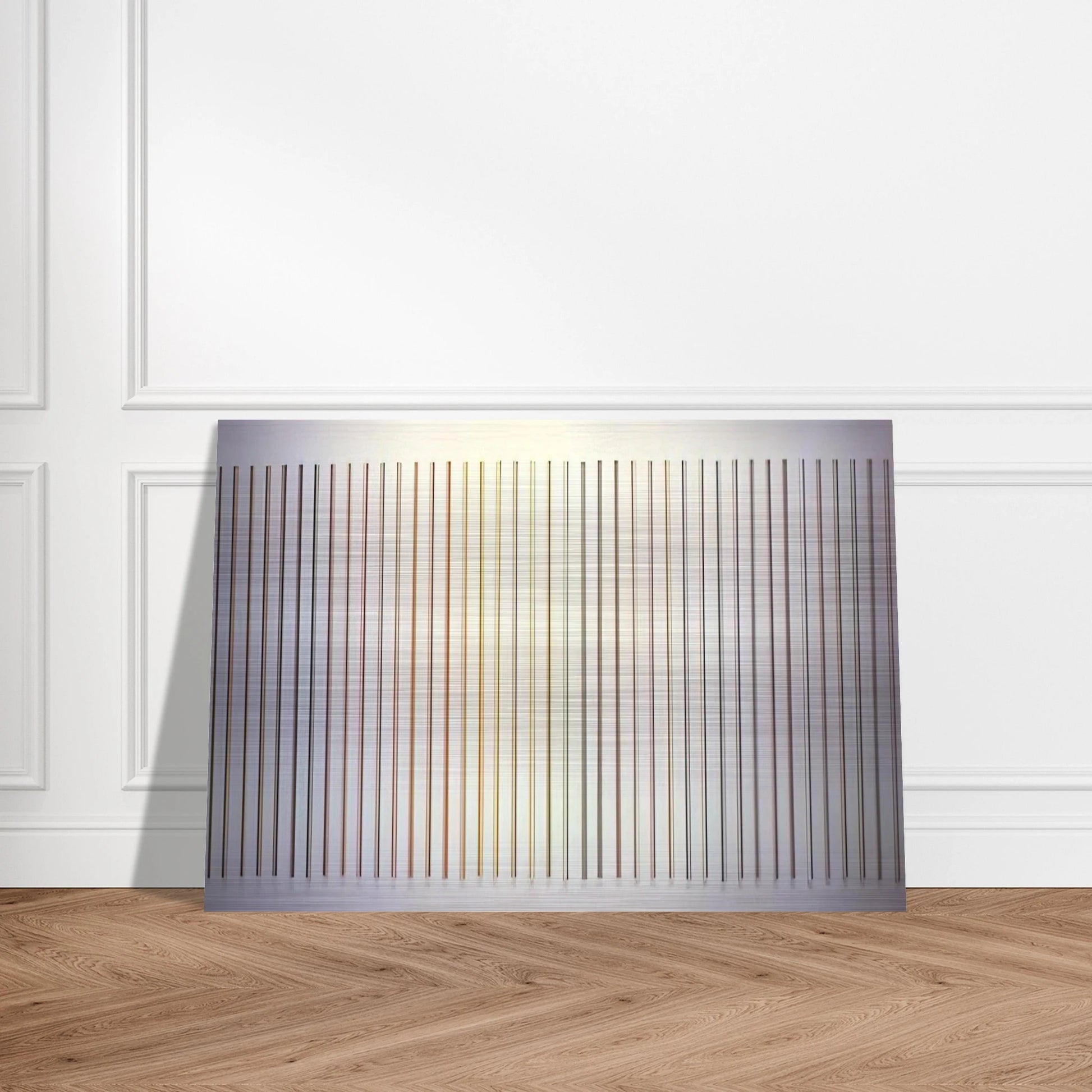 Color Needles - 1984 - Gene Davis Brushed Aluminum Print - 70x100 cm / 28x40 inches | Gene Davis Aluminum Print | Gene Davis Prints