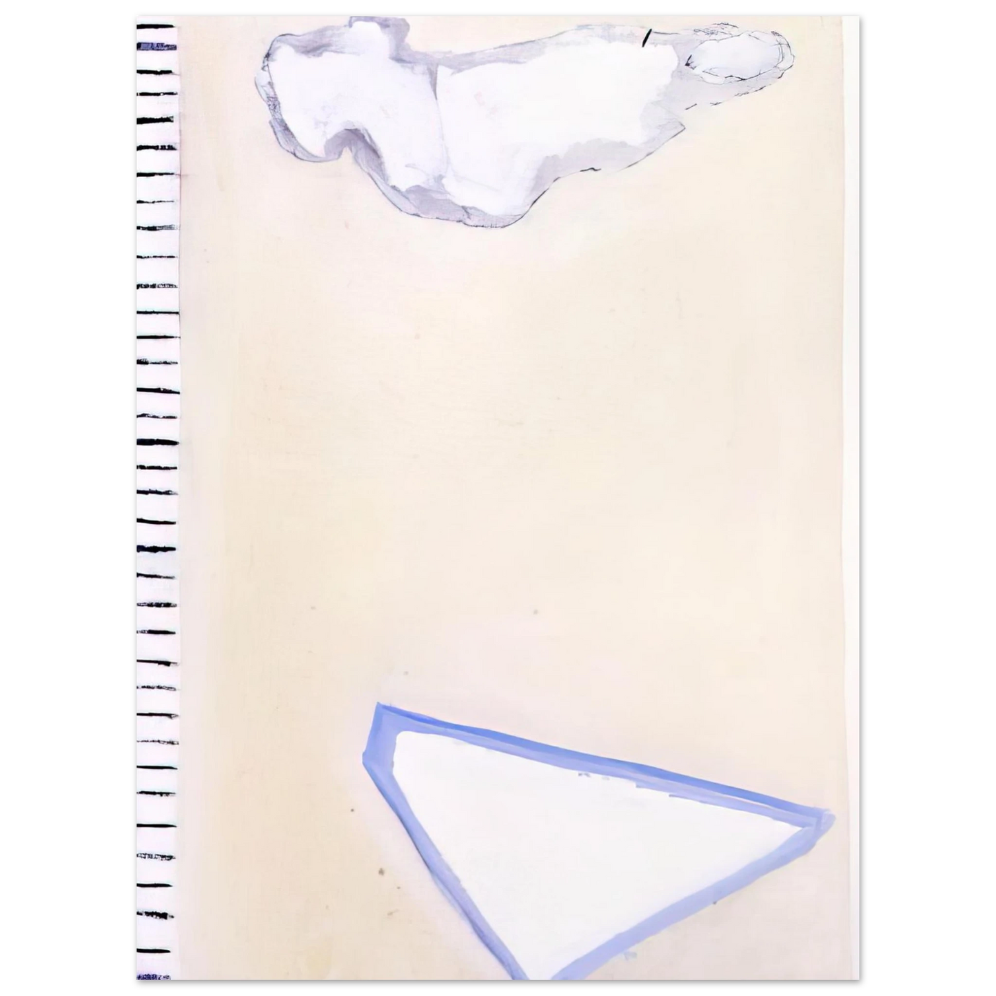 Raoul De Keyser - Trap - 2006  75x100 cm / 30x40inches Fine Art Poster