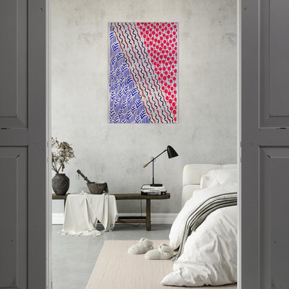 COMPOSITION 21 - Sonia Delaunay Brushed Aluminum Print - 70x100 cm / 28x40 inches | Sonia Delaunay Aluminum Print | Sonia Delaunay Prints