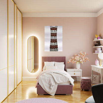 The Souper Dress - Andy Warhol Brushed Aluminum Print - 70x100 cm / 28x40 inches | Andy Warhol Aluminum Print | Andy Warhol Prints