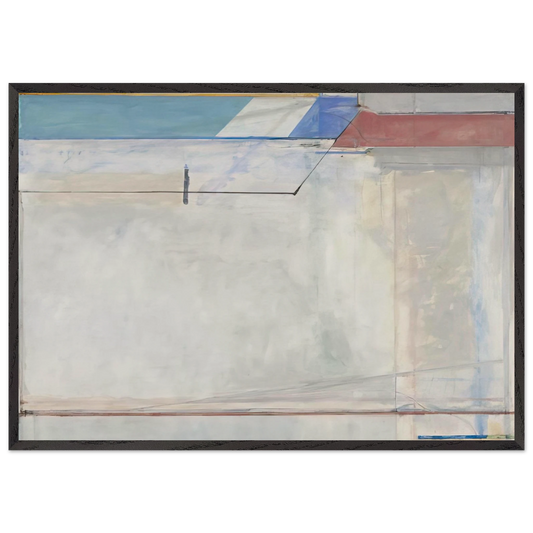 Ocean Park 63 - Richard Diebenkorn 70x100 cm / 28x40 inches Framed Art Print – Black Wooden Frame