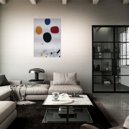 White Line #2 - 1968 - Adolph Gottlieb Brushed Aluminum Print - 70x100 cm / 28x40 inches | Adolph Gottlieb Aluminum Print | Adolph Gottlieb Prints
