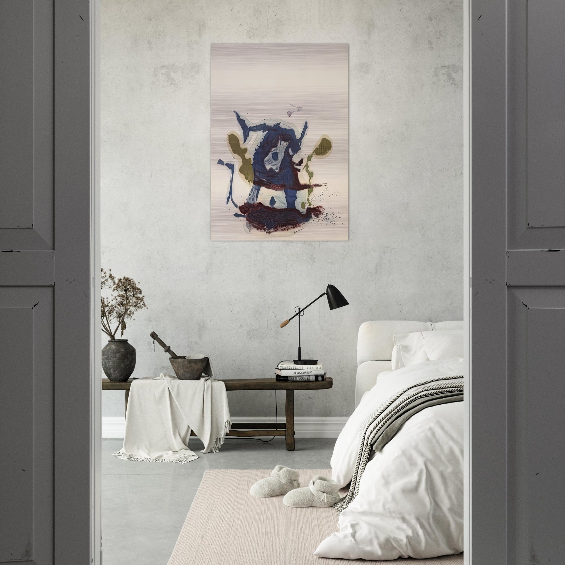Vessel, 1961- - Helen Frankenthaler Brushed Aluminum Print - 70x100 cm / 28x40 inches | Helen Frankenthaler Aluminum Print | Helen Frankenthaler Prints