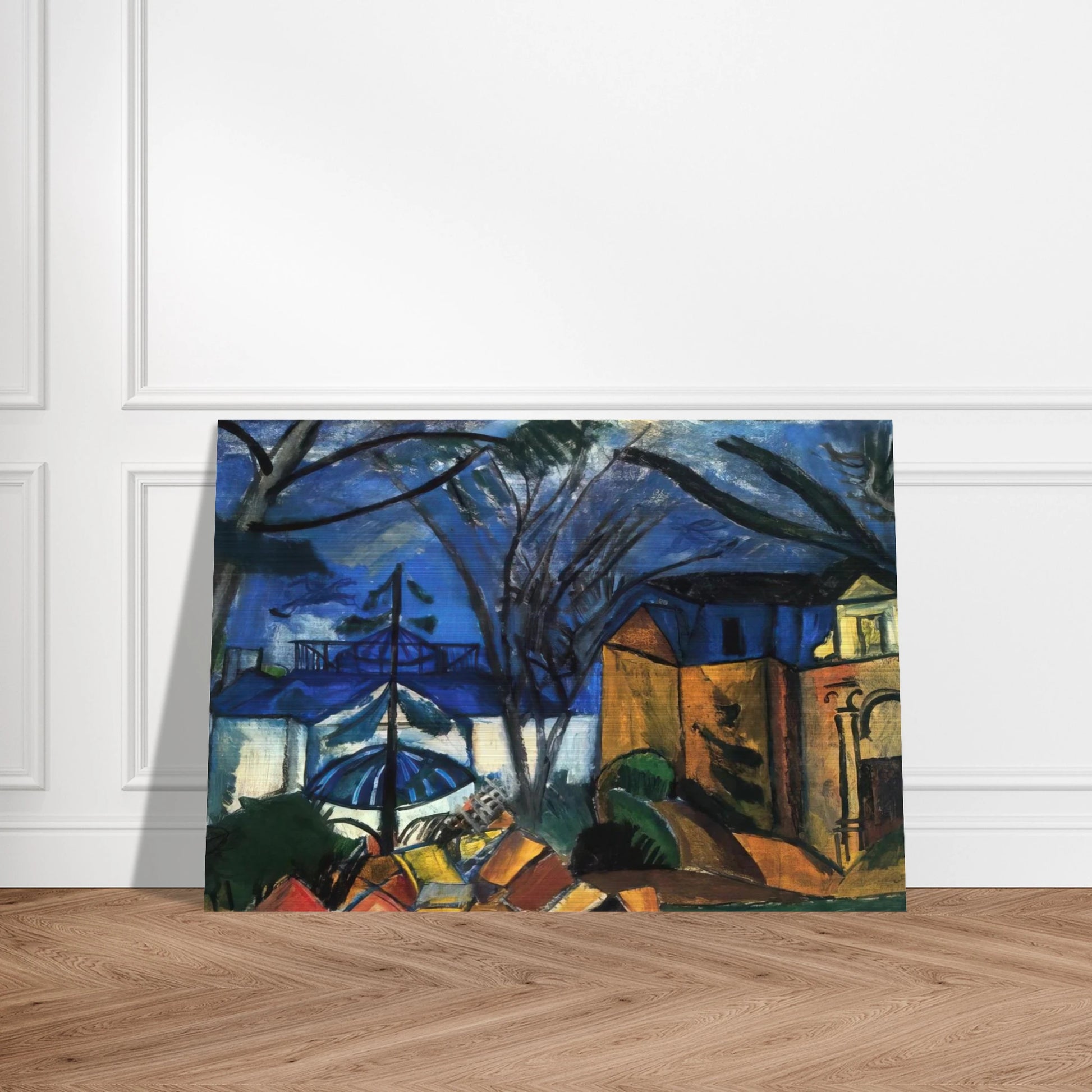 THE BOTANICAL GARDEN 1910 - Raoul Dufy Brushed Aluminum Print - 70x100 cm / 28x40 inches | Raoul Dufy Aluminum Print | Raoul Dufy Prints