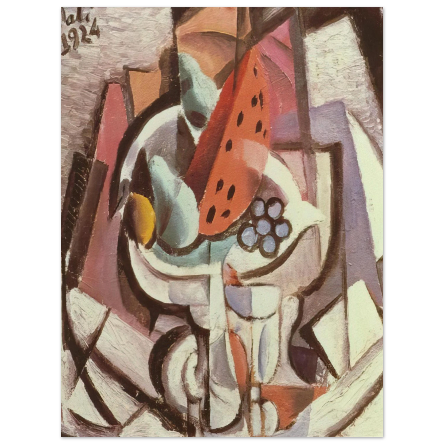 Salvador Dali - STILL LIFE WATERMELON  75x100 cm / 30x40inches Fine Art Poster