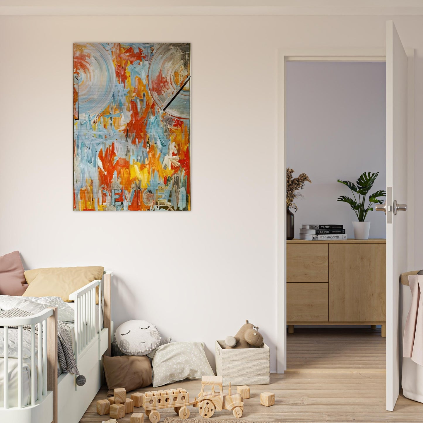 DEVICE - Jasper Johns Brushed Aluminum Print - 70x100 cm / 28x40 inches | Jasper Johns Aluminum Print | Jasper Johns Prints