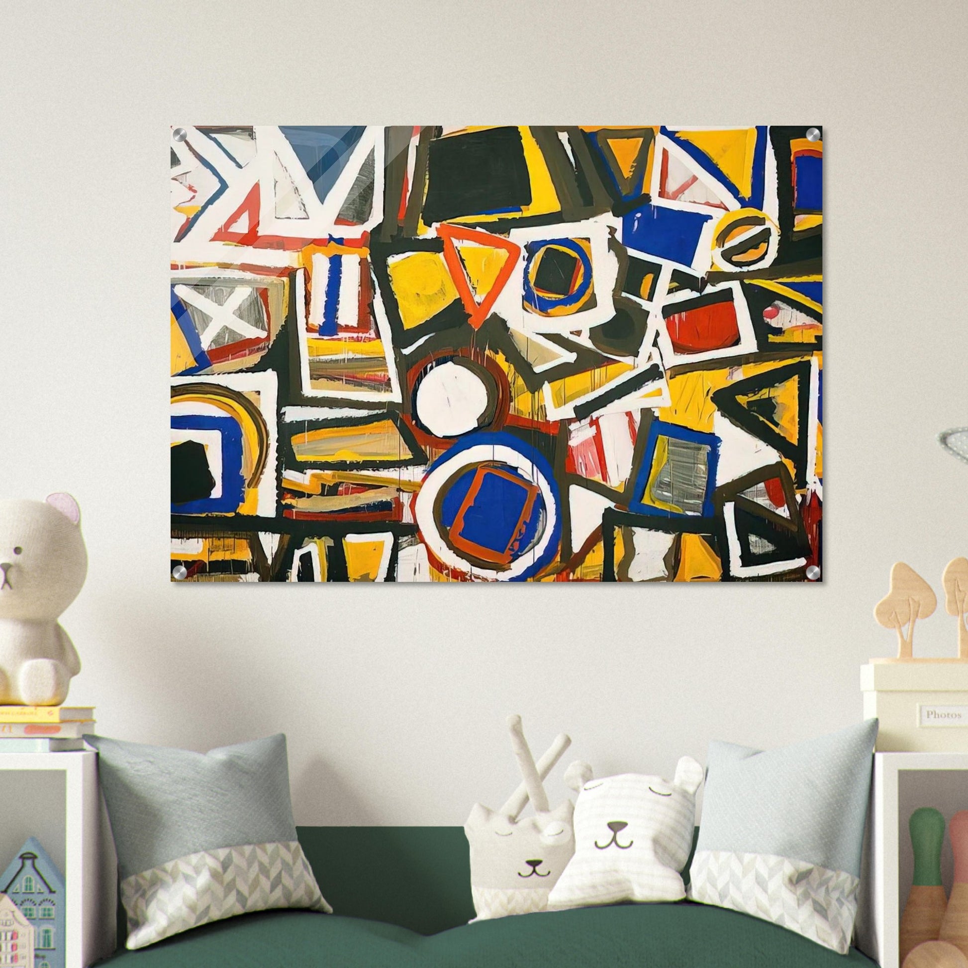 Taxi Cab II - Al Held Acrylic Print - 70x100 cm / 28x40″ inches