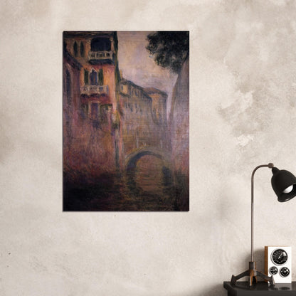 Rio della Salute 02 - claude monet Brushed Aluminum Print - 70x100 cm / 28x40 inches | claude monet Aluminum Print | claude monet Prints