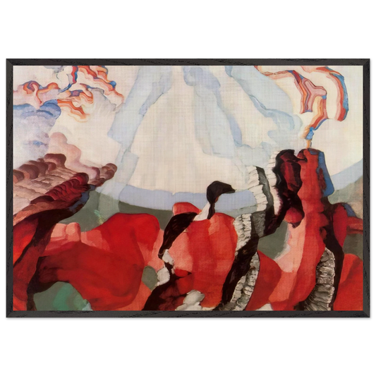 Creation - Frantisek Kupka 70x100 cm / 28x40 inches Framed Art Print – Black Wooden Frame