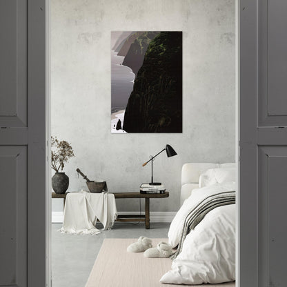 Big Sur Coastline - Eyvind Earle Brushed Aluminum Print - 70x100 cm / 28x40 inches | Eyvind Earle Aluminum Print | Eyvind Earle Prints