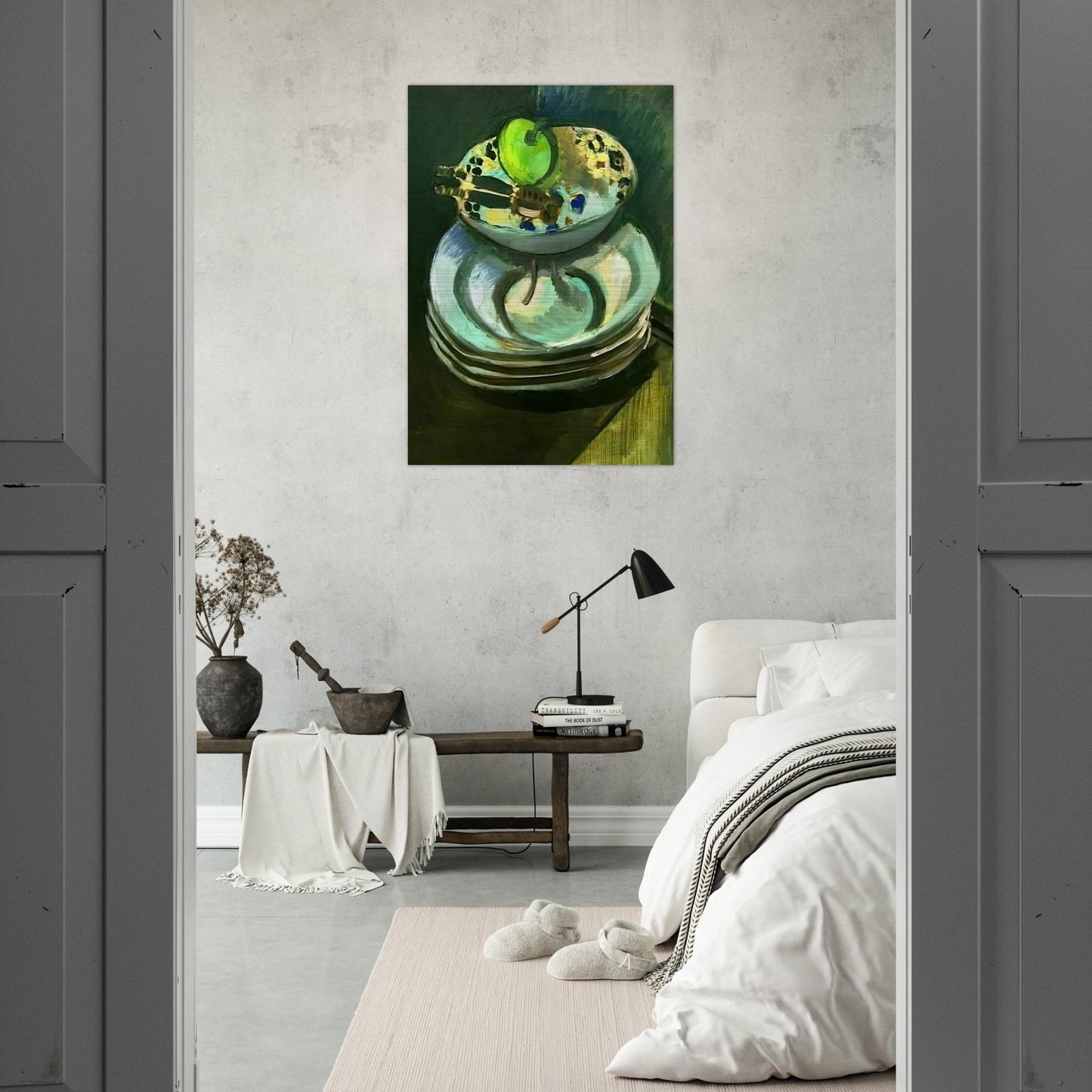 STILL LIFE WITH NUTCRACKER 1916 - Henri Matisse Brushed Aluminum Print - 70x100 cm / 28x40 inches | Henri Matisse Aluminum Print | Henri Matisse Prints
