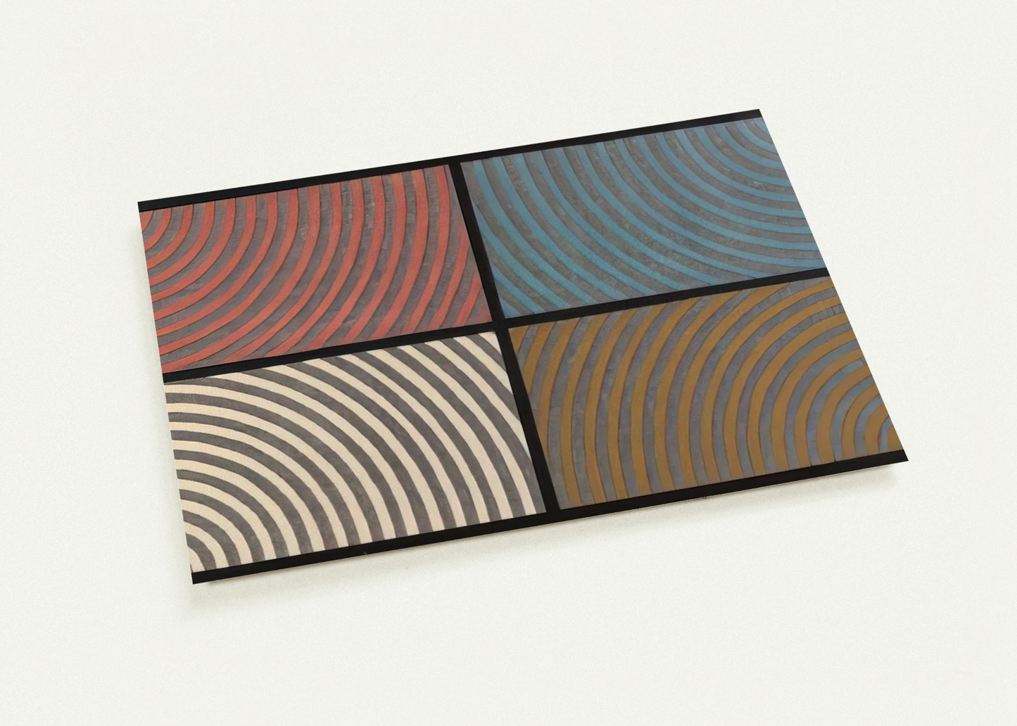 Arcs from Four Corners By Sol LeWitt Pack of 10 Post Cards | Sol LeWitt Post Cards | A6 (10.5 x 14.8 cm) - 4.1 x 5.8 inches