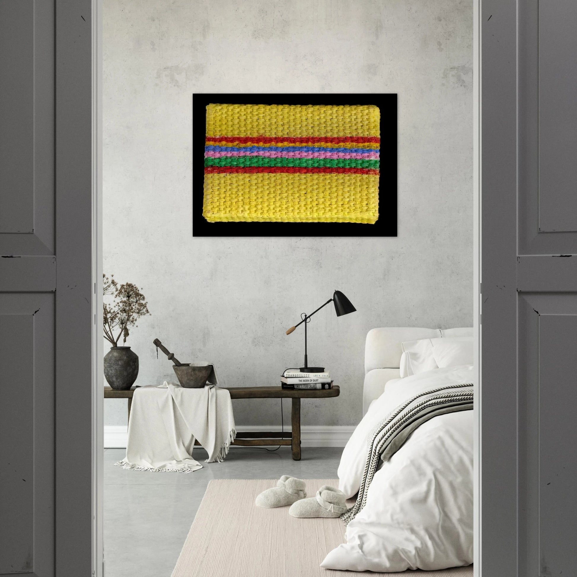 Micro-Painting - 1968 - Gene Davis Brushed Aluminum Print - 70x100 cm / 28x40 inches | Gene Davis Aluminum Print | Gene Davis Prints