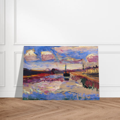 CANAL DU MIDI 1899 - Henri Matisse Brushed Aluminum Print - 70x100 cm / 28x40 inches | Henri Matisse Aluminum Print | Henri Matisse Prints