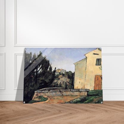 The Abandoned House - Paul Cézanne Acrylic Print - 70x100 cm / 28x40″ inches | Paul Cézanne Wall Art | Paul Cézanne Prints