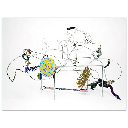 Nancy Graves - GRANDE NATURE MORTE 1987  75x100 cm / 30x40inches Fine Art Poster