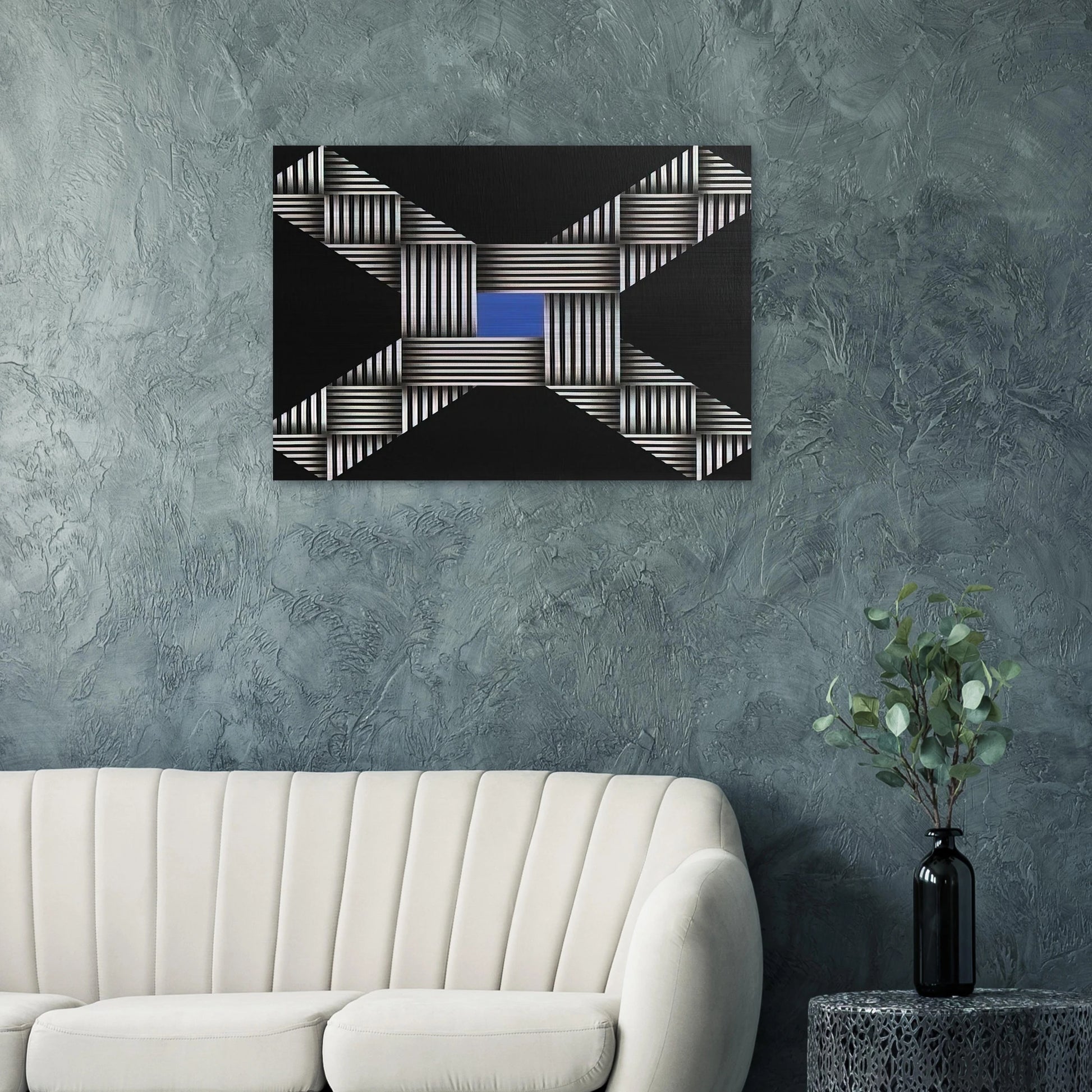 O.V.N.I. - 1967 - Omar Rayo Brushed Aluminum Print - 70x100 cm / 28x40 inches | Omar Rayo Aluminum Print | Omar Rayo Prints