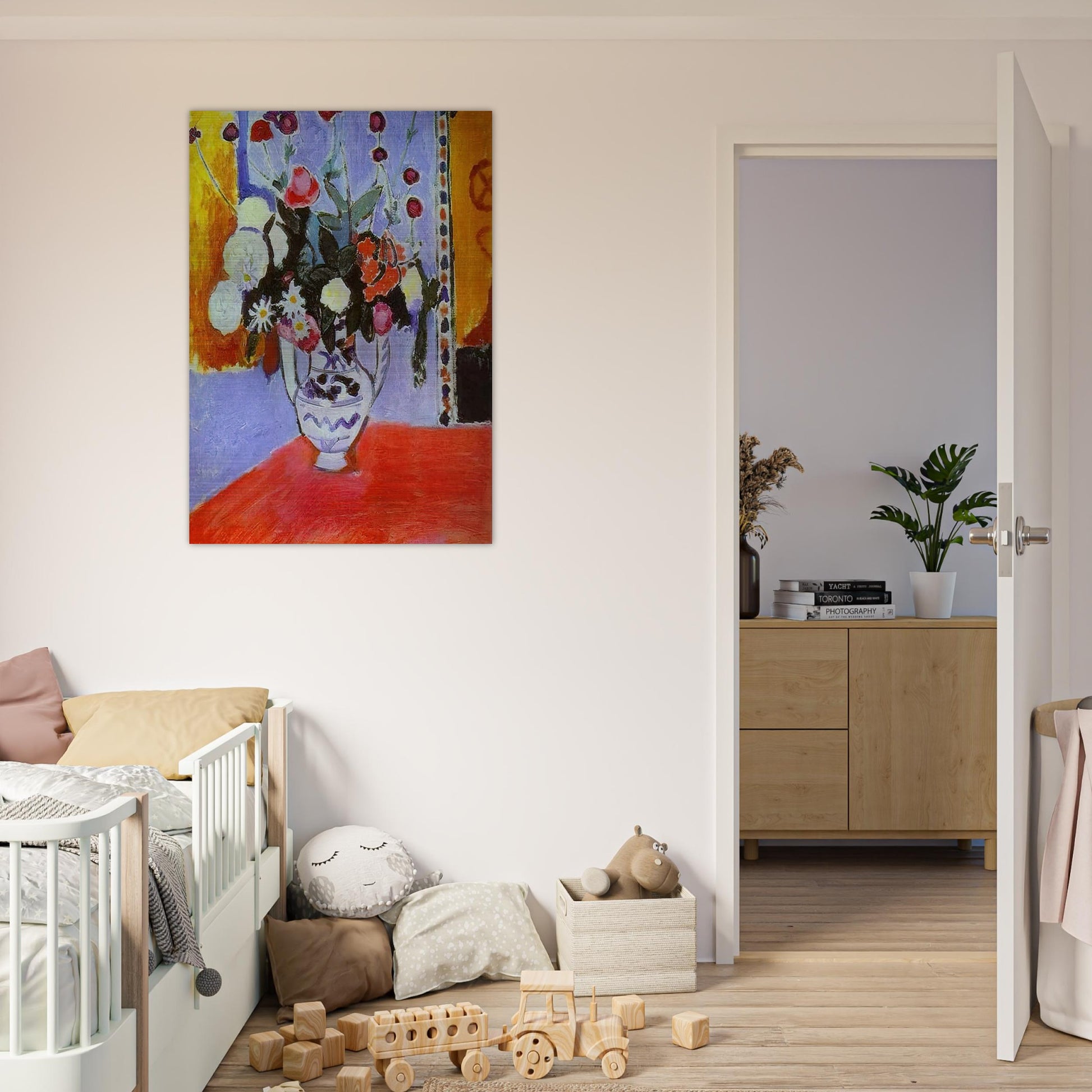 A BUNCH OF FLOWERS 1907 - Henri Matisse Brushed Aluminum Print - 70x100 cm / 28x40 inches | Henri Matisse Aluminum Print | Henri Matisse Prints