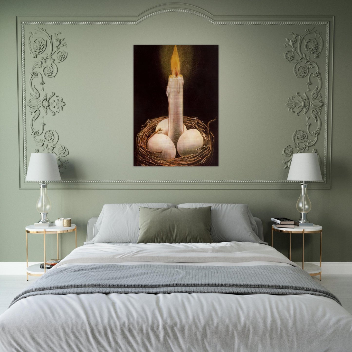 THE IMAGINATIVE FACULTY 1948 - Rene Magritte Brushed Aluminum Print - 70x100 cm / 28x40 inches | Rene Magritte Aluminum Print | Rene Magritte Prints