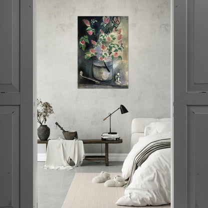 BRANCH OF LILLACS 1914 - Henri Matisse Brushed Aluminum Print - 70x100 cm / 28x40 inches | Henri Matisse Aluminum Print | Henri Matisse Prints