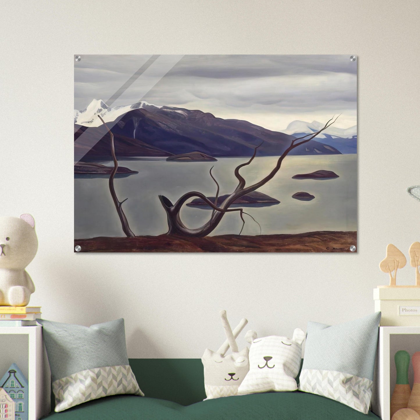 Admiralty Sound, Tierra Del Fuego - Rockwell Kent Acrylic Print - 70x100 cm / 28x40″ inches | Rockwell Kent Wall Art | Rockwell Kent Prints
