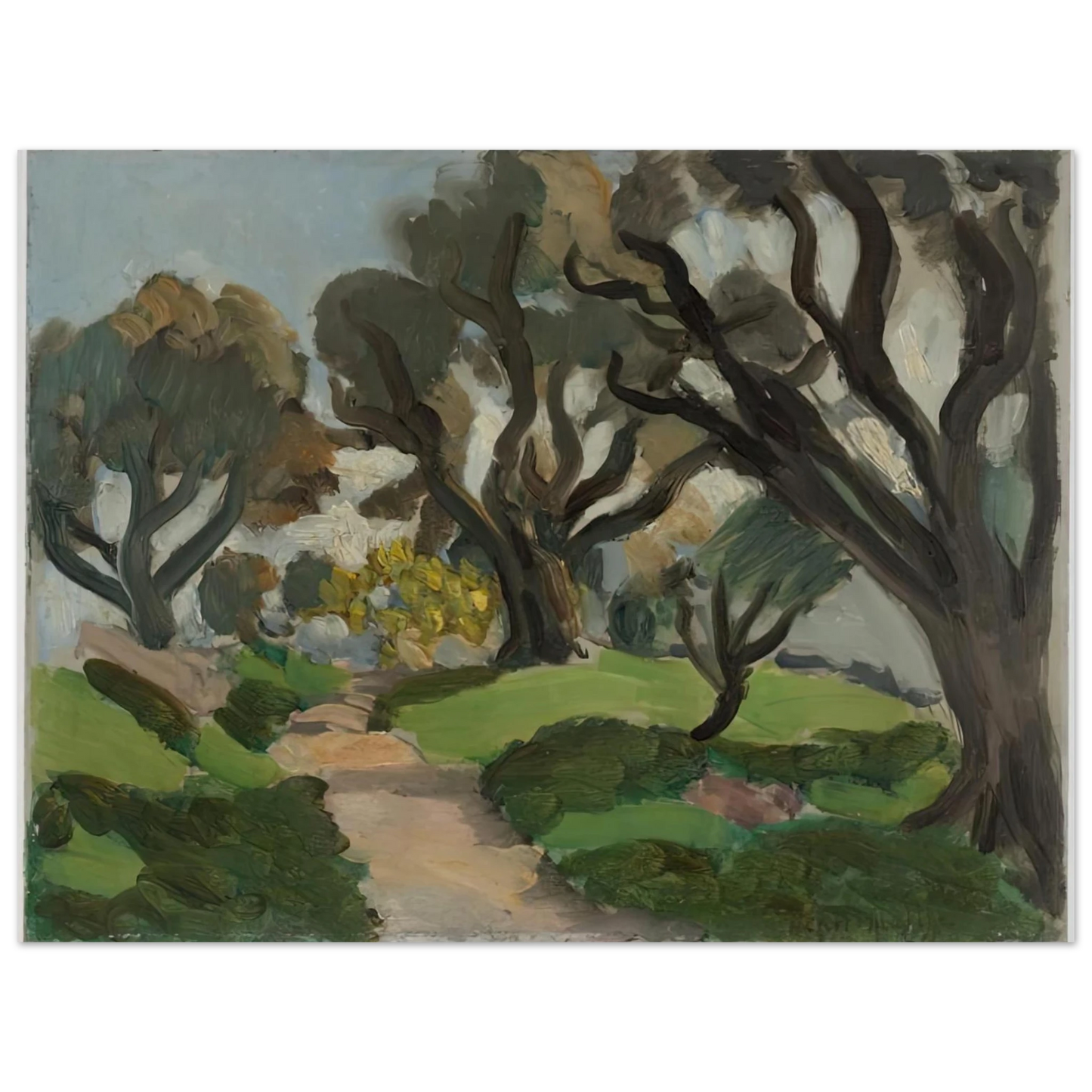 Henri Matisse - LANDSCAPE 1918  75x100 cm / 30x40inches Fine Art Poster