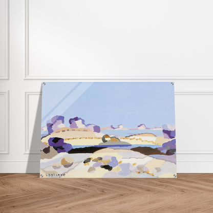 Lagune bretonne - 1959 - Charles Lapicque Acrylic Print - 70x100 cm / 28x40″ inches