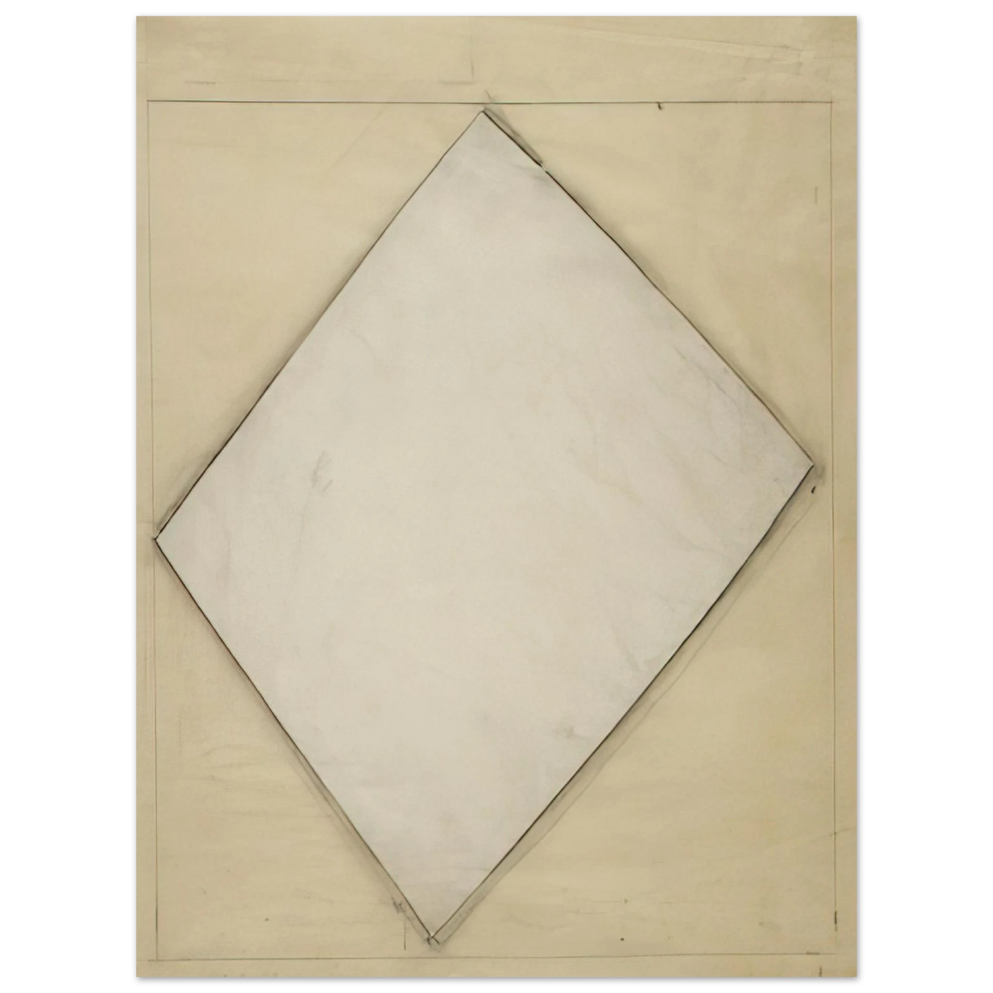 Ellsworth Kelly - Study for White Sculpture  75x100 cm / 30x40inches Fine Art Poster