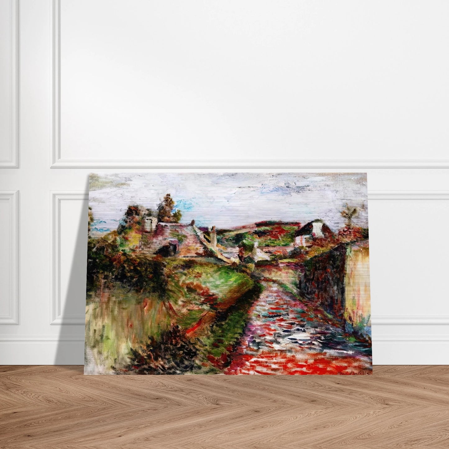 VIEW OF BELLE ILE 1897 - Henri Matisse Brushed Aluminum Print - 70x100 cm / 28x40 inches | Henri Matisse Aluminum Print | Henri Matisse Prints
