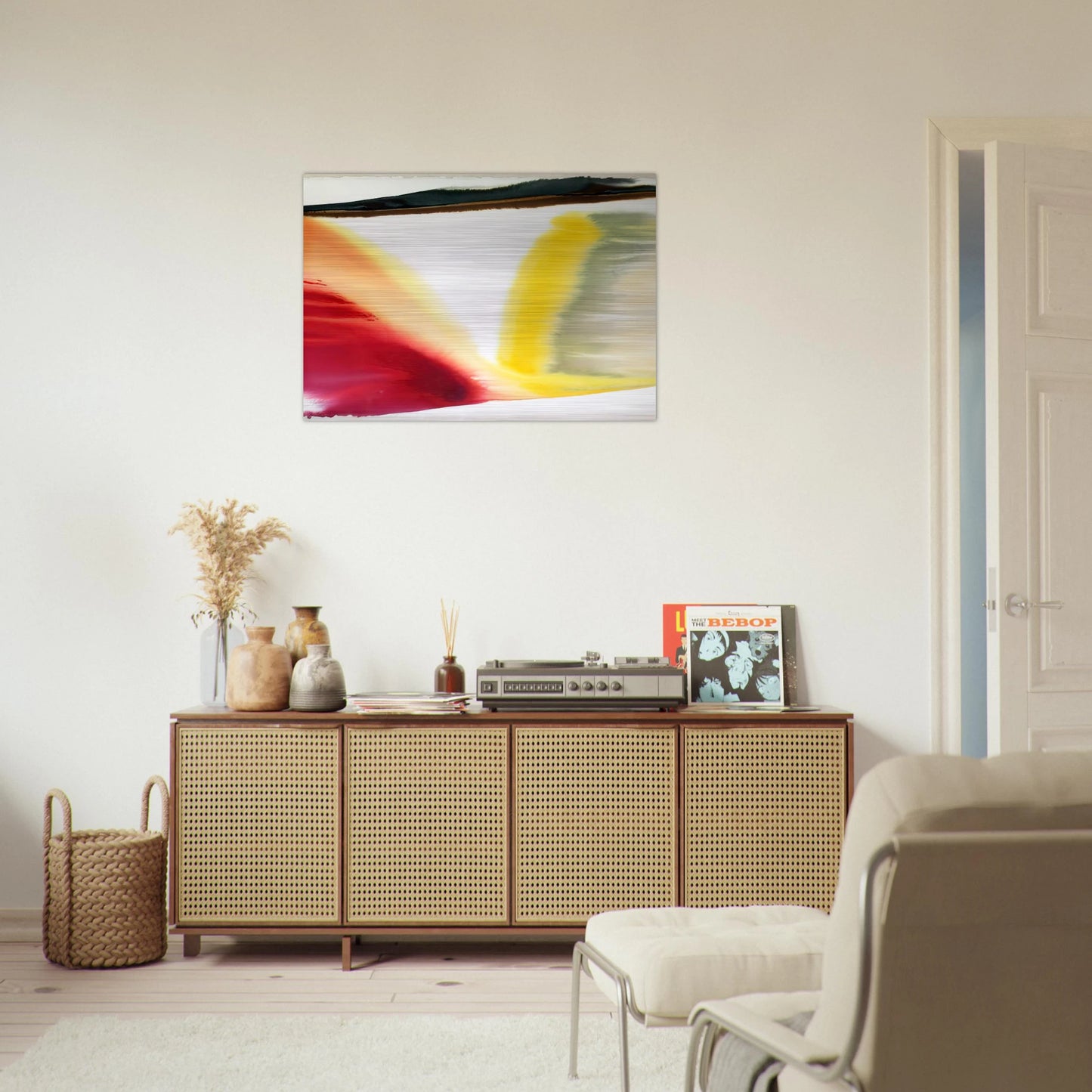 Phenomena Pointed East - Paul Jenkins Brushed Aluminum Print - 70x100 cm / 28x40 inches | Paul Jenkins Aluminum Print | Paul Jenkins Prints