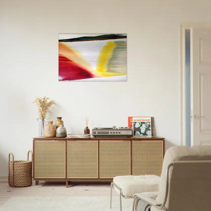 Phenomena Pointed East - Paul Jenkins Brushed Aluminum Print - 70x100 cm / 28x40 inches | Paul Jenkins Aluminum Print | Paul Jenkins Prints