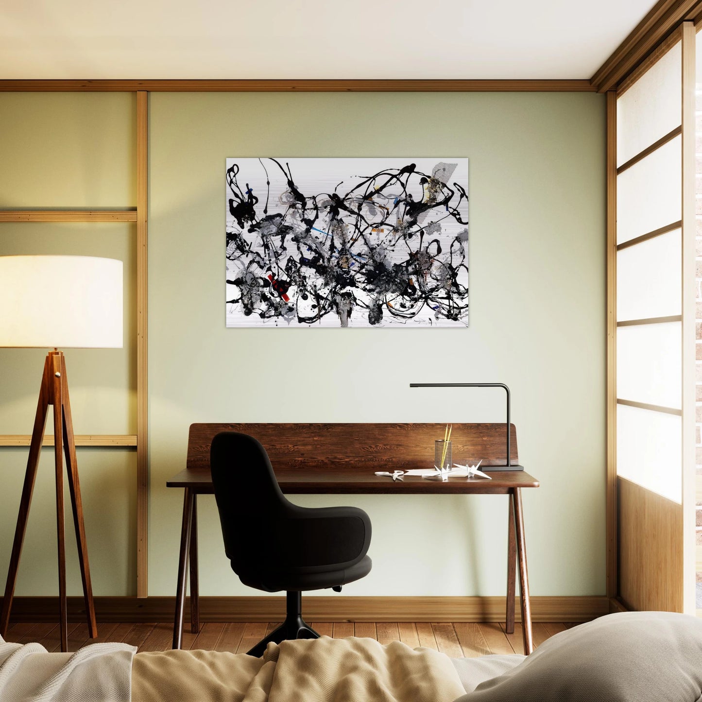 NUMBER 29 1950 - Jackson Pollock Brushed Aluminum Print - 70x100 cm / 28x40 inches | Jackson Pollock Aluminum Print | Jackson Pollock Prints