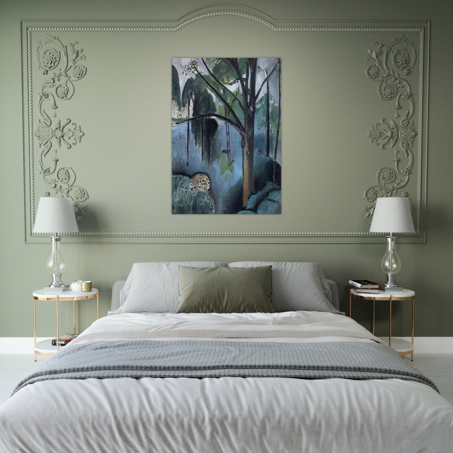 TRIVAUX POND 1917 - Henri Matisse Brushed Aluminum Print - 70x100 cm / 28x40 inches | Henri Matisse Aluminum Print | Henri Matisse Prints
