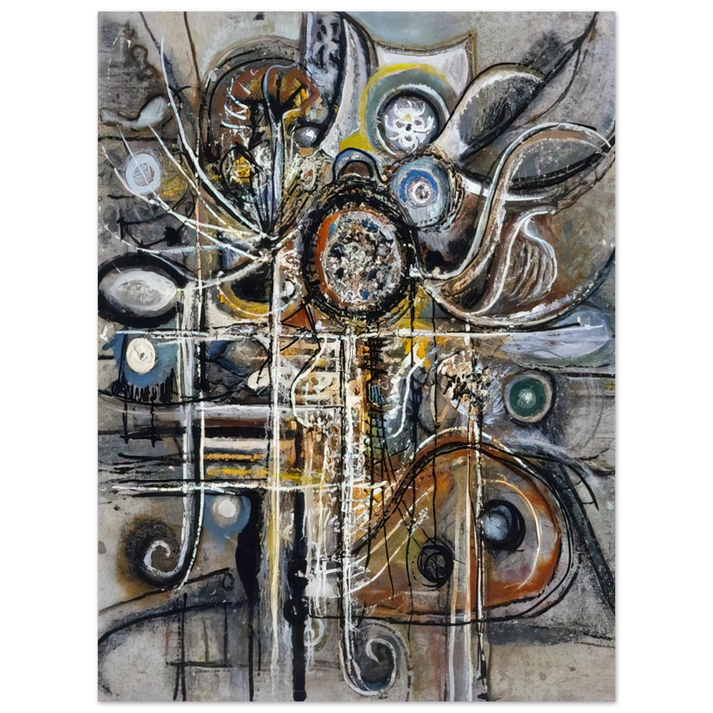 Richard Pousette-Dart - The Center - 1943  75x100 cm / 30x40inches Fine Art Poster