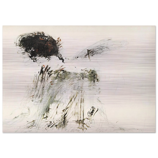 Ides of March - Cy Twombly Brushed Aluminum Print - 70x100 cm / 28x40 inches | Cy Twombly Aluminum Print | Cy Twombly Prints