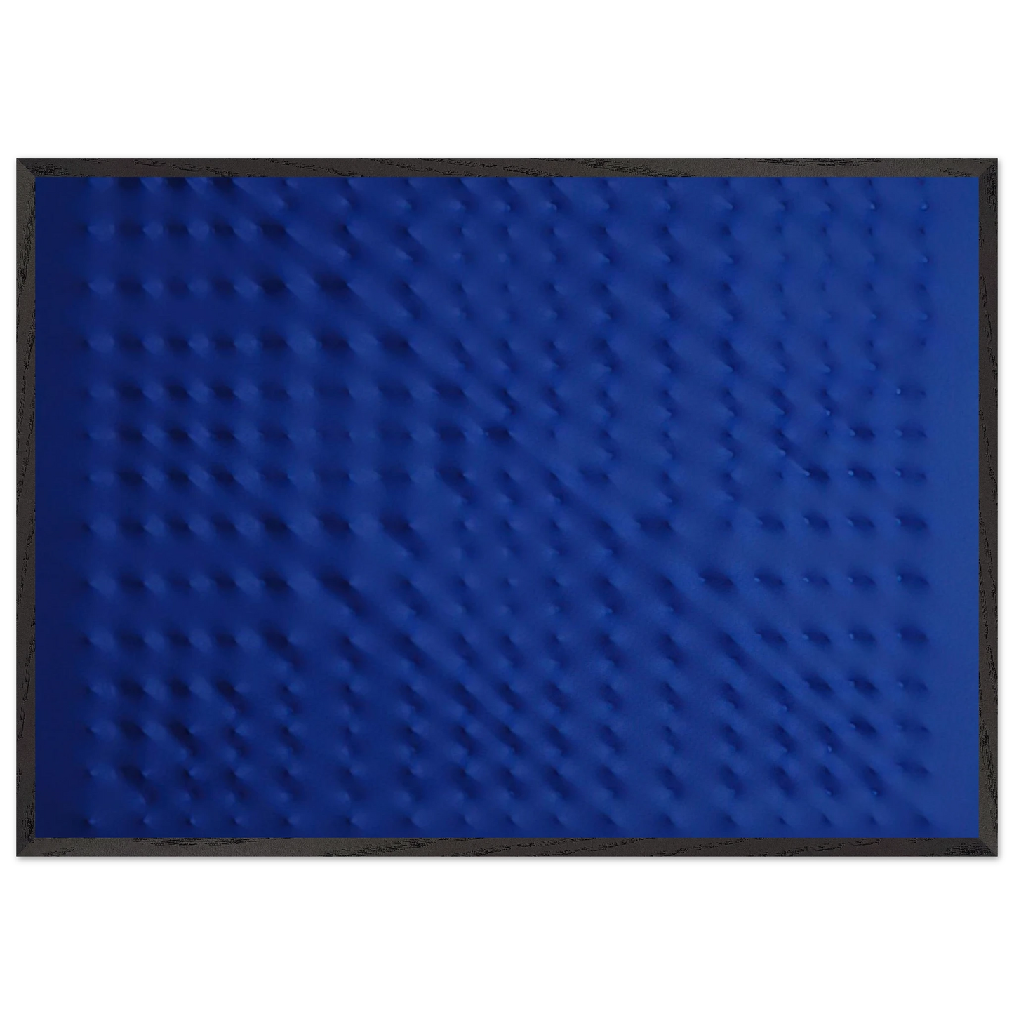 Untitled - 2009 N2 - Enrico Castellani 70x100 cm / 28x40 inches Framed Art Print – Black Wooden Frame