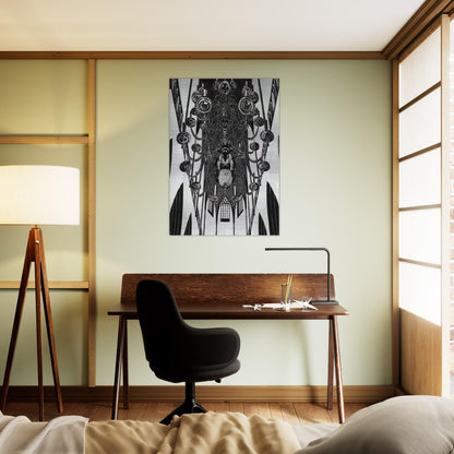 ESCHER (2) - MC Escher Brushed Aluminum Print - 70x100 cm / 28x40 inches | MC Escher Aluminum Print | MC Escher Prints