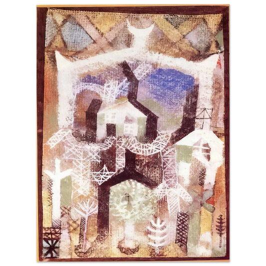 Paul Klee - SUMMER HOUSES 1919  75x100 cm / 30x40inches Fine Art Poster