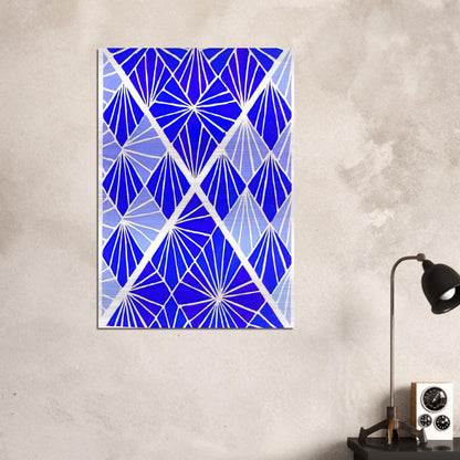 COMPOSITION 24 - Sonia Delaunay Brushed Aluminum Print - 70x100 cm / 28x40 inches | Sonia Delaunay Aluminum Print | Sonia Delaunay Prints
