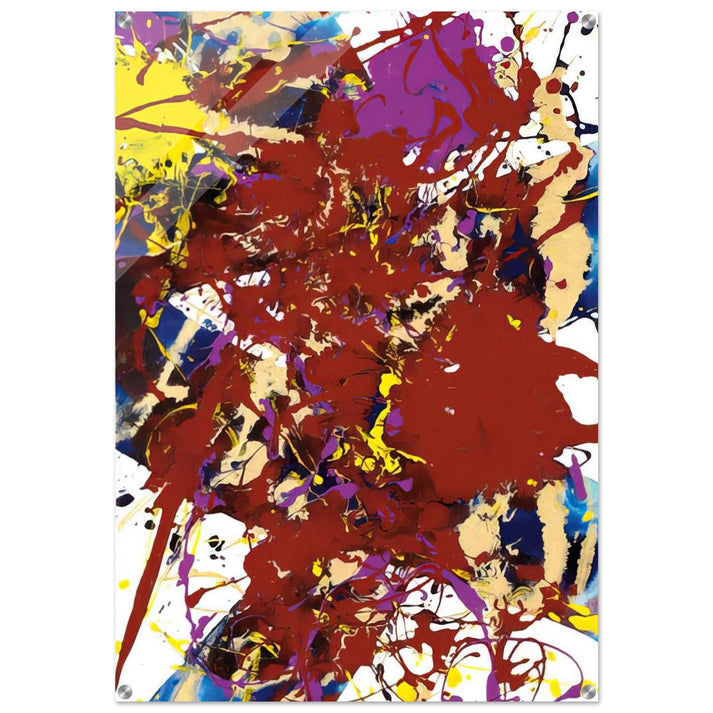 Untitled  SFP94-99  SFF 1781  - Sam Francis Acrylic Print - 70x100 cm / 28x40″ inches | Sam Francis Wall Art | Sam Francis Prints