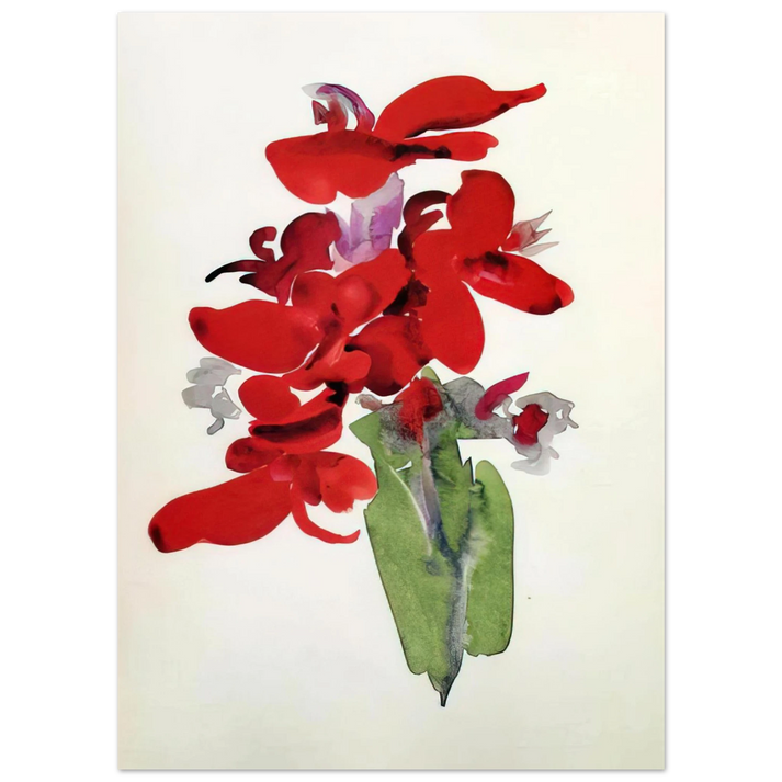 Georgia O'Keeffe - Red Canna Fine Art Poster