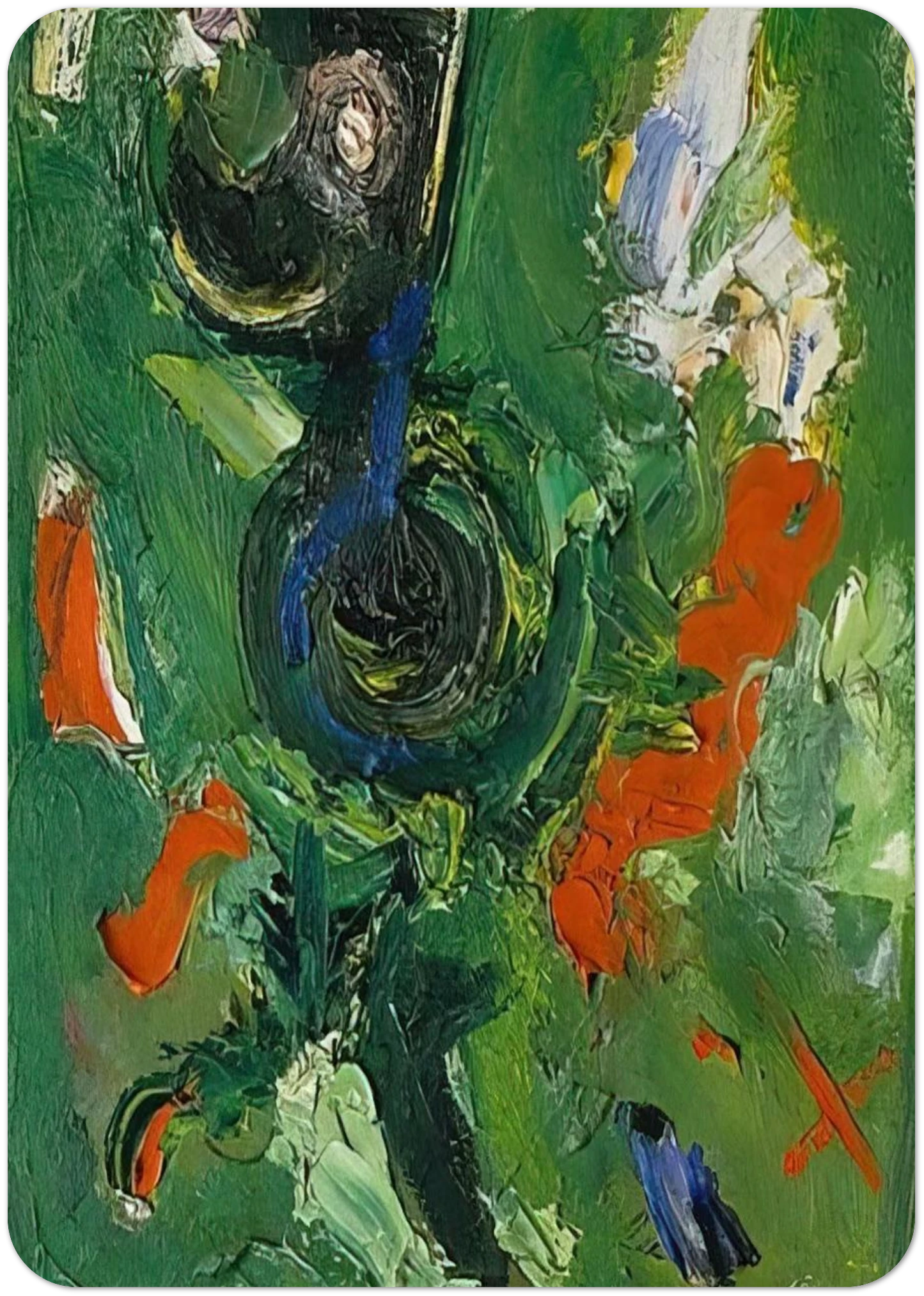 Composition, No.V By Hans Hofmann Pack of 10 Post Cards | Hans Hofmann Post Cards | A6 (10.5 x 14.8 cm) - 4.1 x 5.8 inches