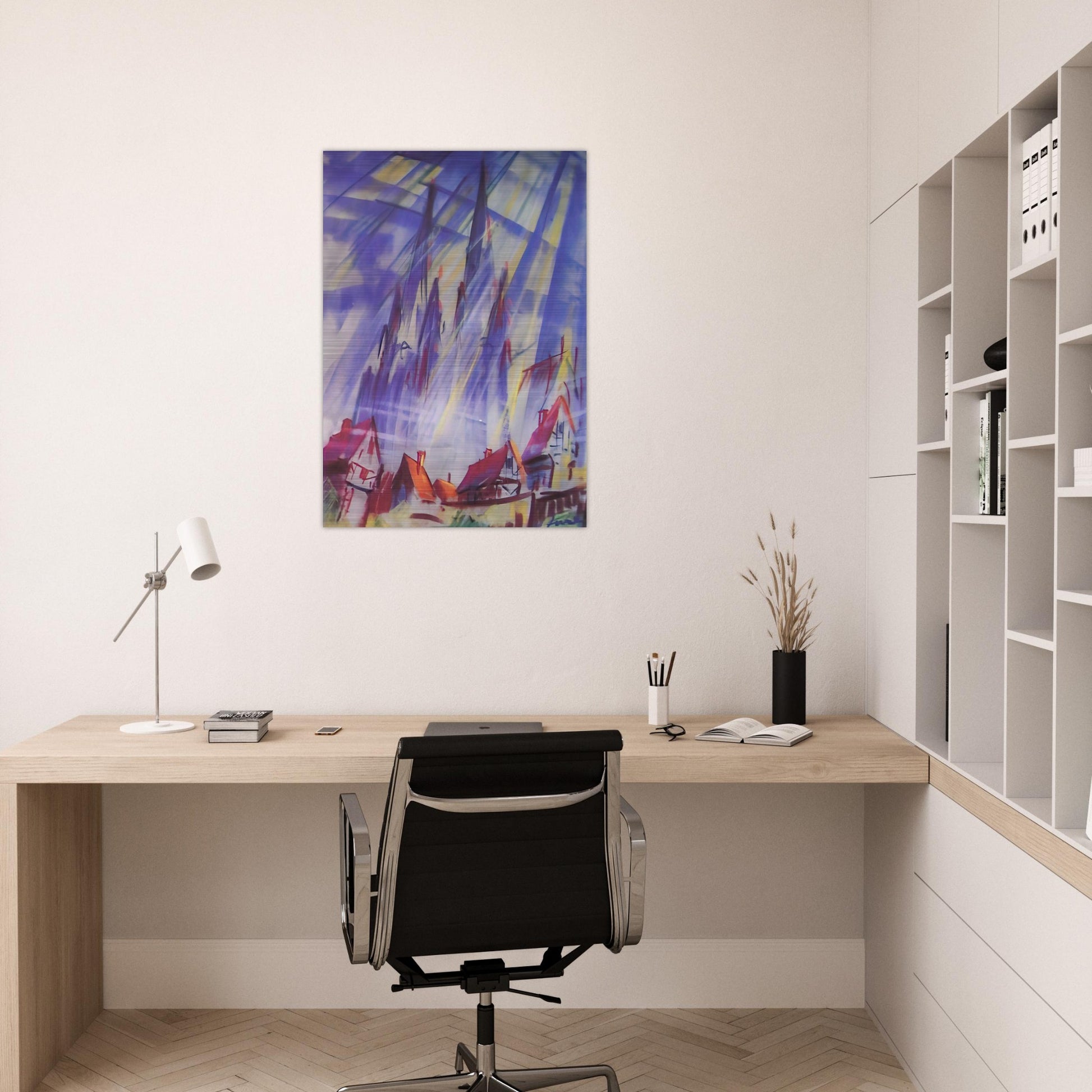 Untitled - 1964 - Konrad Zuse Brushed Aluminum Print - 70x100 cm / 28x40 inches | Konrad Zuse Aluminum Print | Konrad Zuse Prints